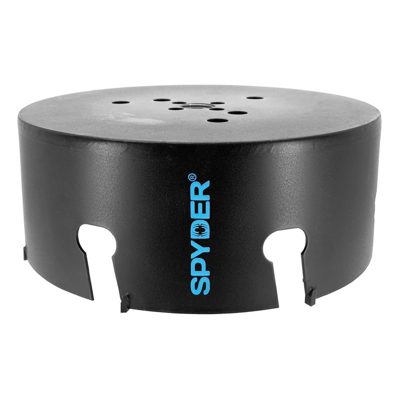 Spyder 6-3/8-Inch Diameter Carbide Tipped Hole Saw, for Fiber Cement Board, Wood, PVC, Plastic, Concrete Block, Ceramic Tile, and More (600117CF) - Image 1